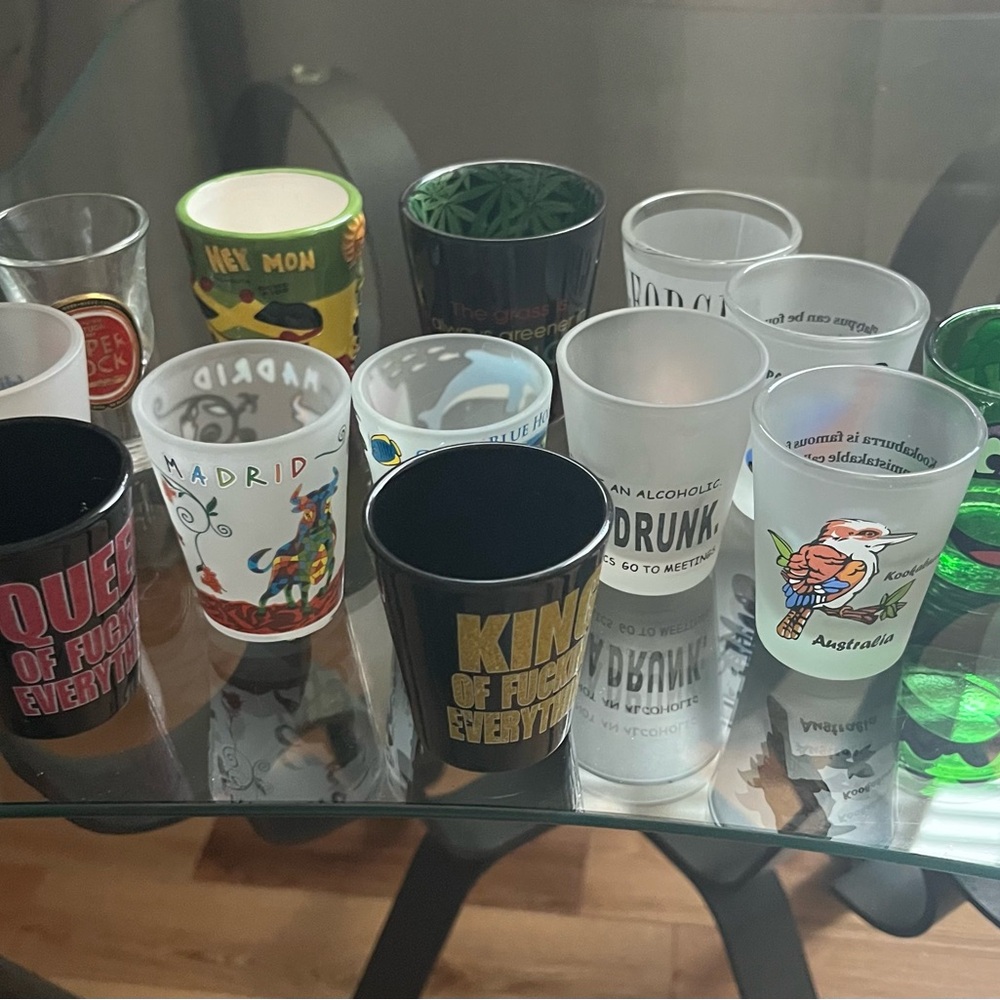 Assorted Shot Glass Set off 13